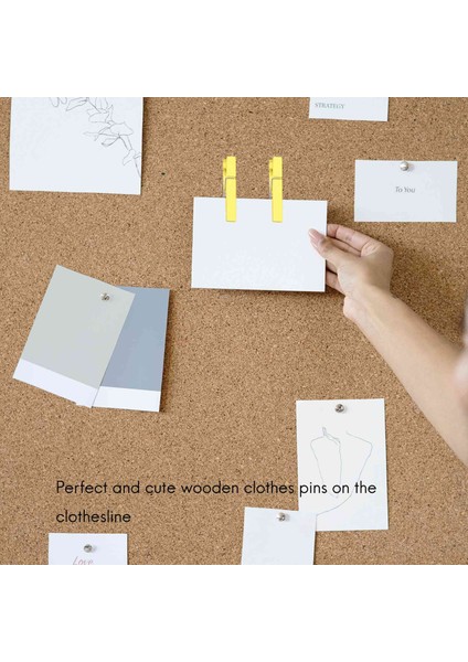 3 Inçlik Büyük Doğal Renkli Ahşap Manzara 50 Pim Seti Çeşitli Renkler (Yurt Dışından) modelleri