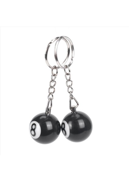 12X Bilardo Topu Anahtar Zinciri Anahtar Yüzüğü Mutlu (Yurt Dışından) fırsatları