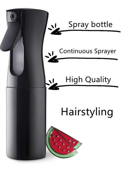 Sürekli Püskürtücü Saç Su Ultra Ince Mister Sprey Şişe Itici Saç Stil Sisleme Salon 300ML A (Yurt Dışından) modelleri
