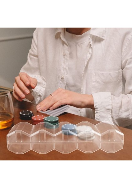 Poker Çip Çanta Casino Poker Çip Taşıyıcı Oyun Çip Depolama Kutusu Poker Çip Bölmeleri Kartvizit Organizatör (Yurt Dışından) modelleri