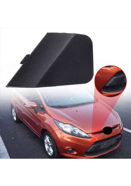 3x Araç Otomatik Ön Tampon Çekme Çekme Ford Fiesta Mk7 Için 2008-2016 8A6117A989AB Siyah Plastik (Yurt Dışından) modelleri