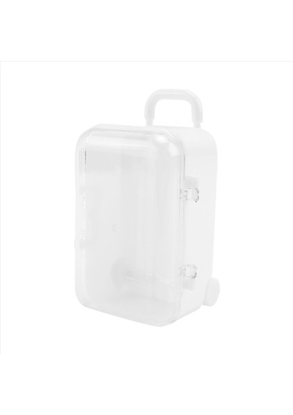 Beyaz Mini Silindir Seyahat Bavul Şeker Kutusu Kişilik Yaratıcı Düğün Şeker Kutusu Bagaj Tramvay Kılıfı Şeker Oyuncak Küçük Saklama Kutusu (Yurt Dışından) modelleri