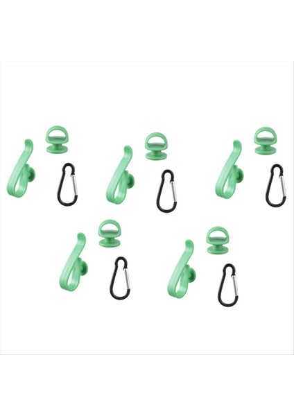 Torba Özel Aksesuar Kancası ve Bogg Çantalarına ve Plaj Çantalarına Aksesuarlar Eklemek Için Uygun Yeşil (Yurt Dışından)