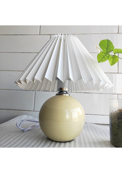 5x Pleats Abrajad Masa Lambası Daimi Lambalar Japon Tarzı Pileli Abajur Yaratıcı Masa Lambası Yatak Odası Lambalar -B (Yurt Dışından) modelleri