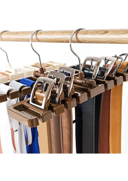 Çok Fonksiyonlu Kemer Depolama Rafı Kravat Kemeri Askısı Gardırop Kemeri Döndüren Organizatör Rafı Eşya Askı Ev Dolabı 2pcs A (Yurt Dışından) fırsatları