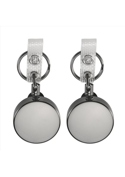 2 Paket Mini Ağır Dereceli Geri Çekilebilir Rozet Tutucu Makarası Metal Kimlik Rozeti Tutucu Kemer Klipsli Anahtar Yüzük Kart Anahtarlık (Küçük Parlak Siyah) (Yurt Dışından) fiyatları