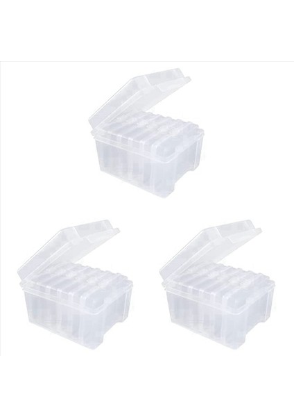 3pcs 4x6 Fotoğraf Saklama Kutusu Resimleri Organizatörler Vaka Fotoğrafı Konteyner Kutusu Tohum Depolama Organizatör El Sanatları Saklama Kutusu (Yurt Dışından)