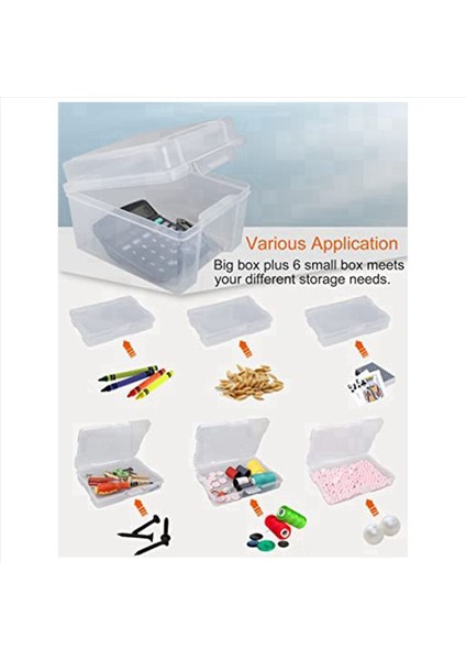 3pcs 4x6 Fotoğraf Saklama Kutusu Resimleri Organizatörler Vaka Fotoğrafı Konteyner Kutusu Tohum Depolama Organizatör El Sanatları Saklama Kutusu (Yurt Dışından) fiyatları