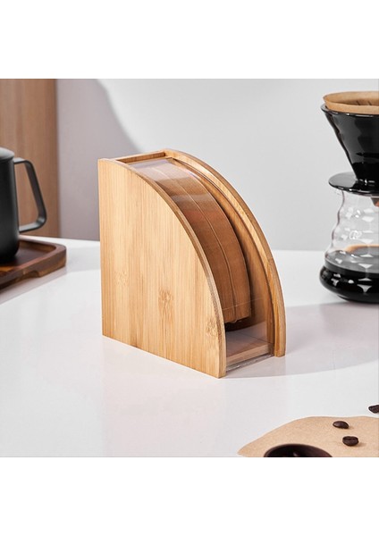 Elle Demlenmiş Kahve Filtresi Kağıt Depolama Rafı Set Kahve Filtre Kağıt Depolama Kutusu Katı Ahşap Filtre Kağıt Depolama Rafı (Yurt Dışından) indirimleri