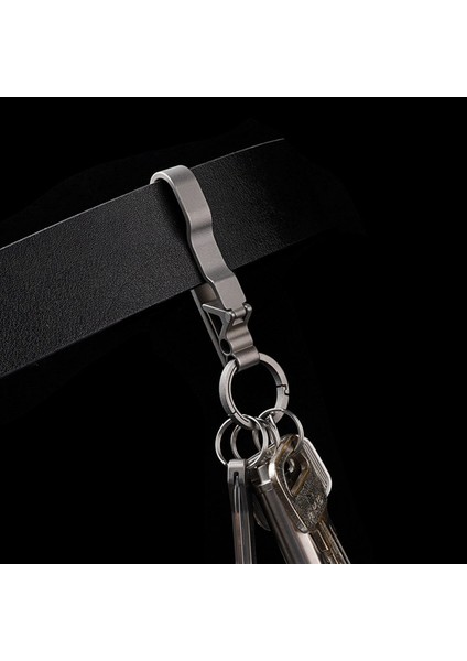 2x Titanyum Kemer Tokası Titanyum Bel Klipsi Anahtarlık Aksesuarları Anahtar Yüzük Tutucu Açık Mekan Taşınabilir Araçlar (Yurt Dışından) modelleri