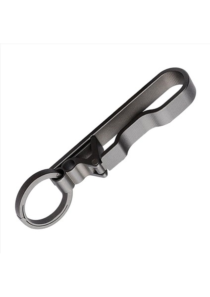 2x Titanyum Kemer Tokası Titanyum Bel Klipsi Anahtarlık Aksesuarları Anahtar Yüzük Tutucu Açık Mekan Taşınabilir Araçlar (Yurt Dışından) indirimleri