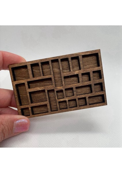 6x 1 12 Minyatür Biblo Raf Minyatür Kristal Raf Dollhouse Minyatür Dekor Yazıcılar Tepsi Minyatür (Yurt Dışından) fırsatları