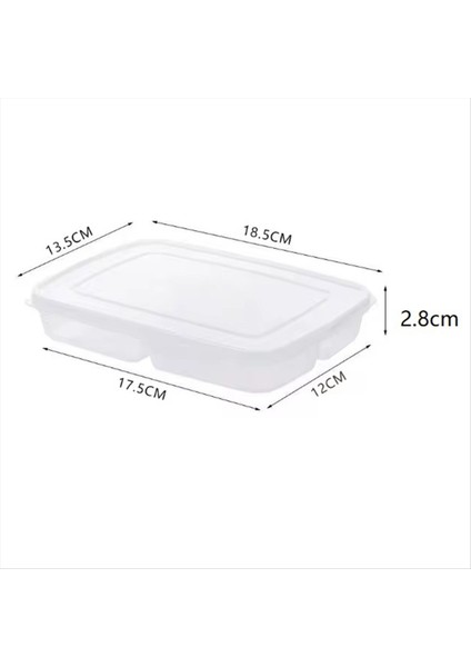 Buzdolabı Depolama Kutusu Paketlenmiş Öğle Yemeği Kutusu Gıda Sınıfı Mühürlü Taze Tutma Kutusu Dört Bölümlü Soğutmalı Saklama Kutusu (Yurt Dışından) fiyatları