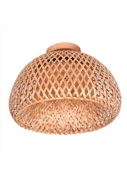 2x Bambu Hasır Rattan Işık Fikstürü Aydınlatma Montajı Oturma Odası Yatak Odası Yemek Odası 30X18CM (Yurt Dışından) fiyatları