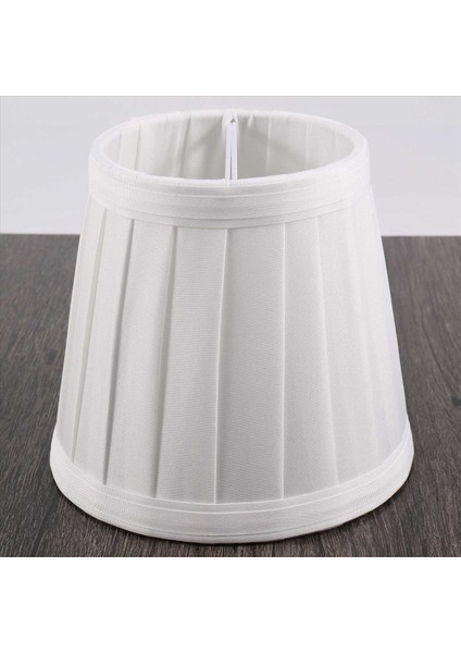 Vintage Kumaş Lamba Gölge Masa Masası Yatak Lambası Kapak Tutucu Avize Beyaz (Yurt Dışından)