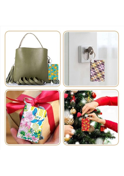 160 Paket Süblimasyon Anahtarlık Boş Çift Taraflı Isı Transferi Boş Mdf Boş Kart Anahtar Yüzme Boş Süblimasyon Dıy (Yurt Dışından) fiyatları