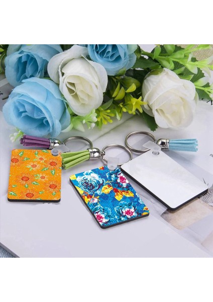 160 Paket Süblimasyon Anahtarlık Boş Çift Taraflı Isı Transferi Boş Mdf Boş Kart Anahtar Yüzme Boş Süblimasyon Dıy (Yurt Dışından) modelleri