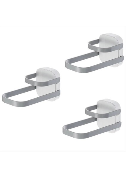 Çok Fonksiyonlu Giysiler Askı Depolama Rafı Yumruksuz Duvara Monte Çift Katmanlı Katlanabilir Giysi Raf Rafı A (Yurt Dışından)