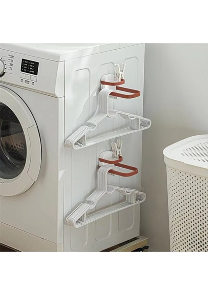 Çok Fonksiyonlu Giysiler Askı Depolama Rafı Yumruksuz Duvara Monte Çift Katmanlı Katlanabilir Giysi Raf Rafı A (Yurt Dışından) fiyatları