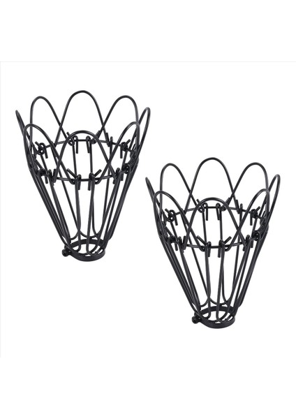 Ayarlanabilir Tel Kafes Abajur 2 Paket Metal Kuş Kafesi Ampul Koruyucusu Ada Kolye Aydınlatma Fikstürü Damla Lamba Tutucu (Yurt Dışından) fiyatları