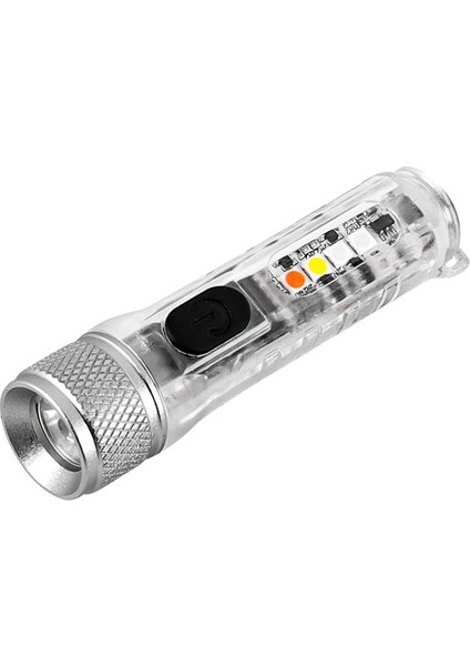 Mini T20 LED El Feneri Taşınabilir Çalışma Işık USB Şarj Edilebilir Lamba Manyetik Uyarı Kamp El Feneri (Yurt Dışından)