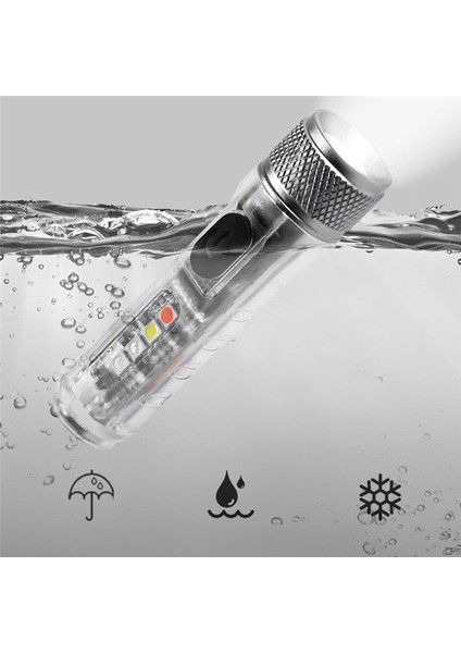 Mini T20 LED El Feneri Taşınabilir Çalışma Işık USB Şarj Edilebilir Lamba Manyetik Uyarı Kamp El Feneri (Yurt Dışından) fiyatları