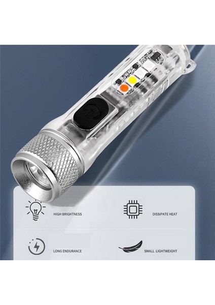 Mini T20 LED El Feneri Taşınabilir Çalışma Işık USB Şarj Edilebilir Lamba Manyetik Uyarı Kamp El Feneri (Yurt Dışından) fırsatları