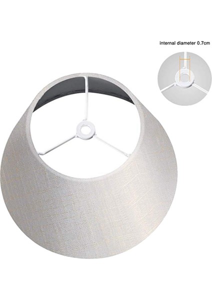 2x Lamba Gölge Keten Kumaş Beyaz Lamba Gölgesi Küçük 5 Inç Üst Çap x 9 Inç Alt Çapı x 7 Inç Boyunda (Yurt Dışından) fiyatları