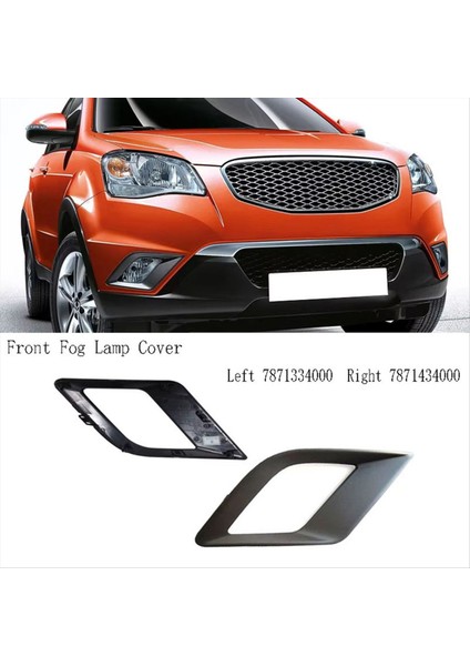 Ön Sis Lambası Kapağı Gündüz Çalışan Işık Koruyucusu Ssangyong Korando 2011-2013 Sağ 7871434000 (Yurt Dışından) modelleri