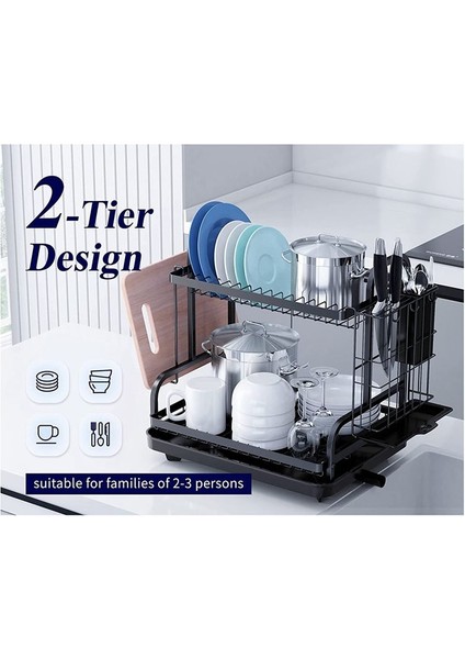 Bulaşık Kurutma Rafı -Multifonksiyonel Bulaşık Rafı Pasopalı Mutfak Bulaşık Drenaj Tahtası ve Tesis Tutucu (Yurt Dışından) modelleri
