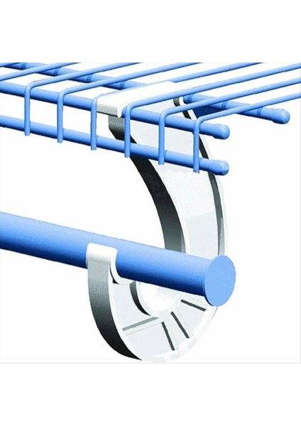 6pcs Asma Dolap Çubuğu Desteği - Asılı Giysiler Için Sağlam J Şeklindeki Dolap Braketleri 3/4 Dolap Raf Çubuğu Tutucu (Yurt Dışından) fırsatları