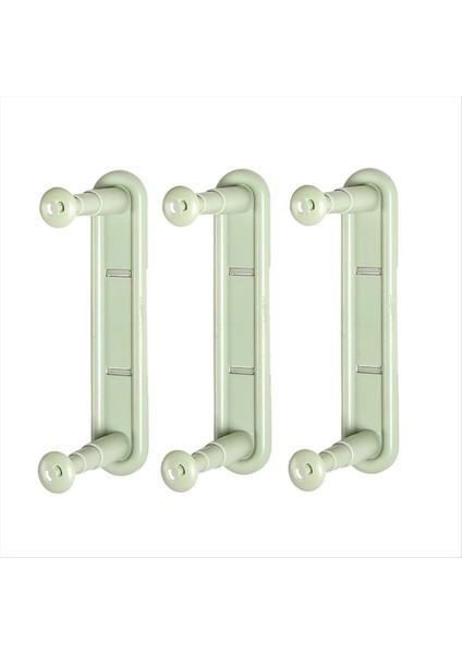 Teleskopik Giysiler Rafı Alıcı Duvara Monte Giysi Rafı Depolama Artefakt Sallanmayan Teleskopik Depolama Rafı Yeşil (Yurt Dışından)