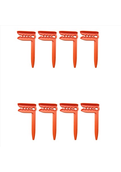 8pcs Plaj Havlu Klipsi Kamp Paspas Klips Açık Giysi Mandalları Sayfa Tutucu Havlu Klipsleri Kelepçe Turuncu (Yurt Dışından)
