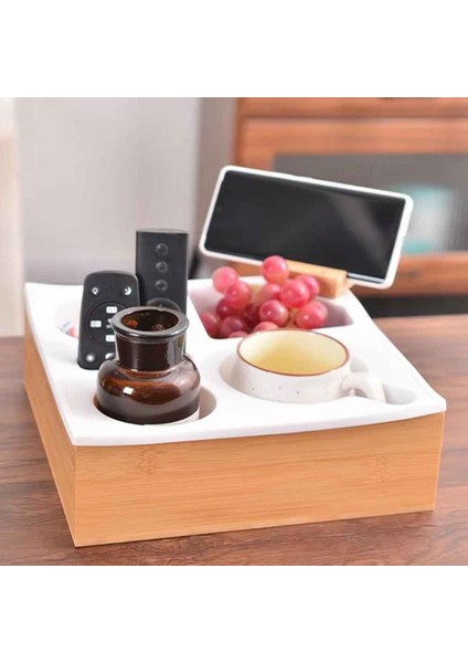 Araba Kupası Tutucu Çıkarılabilir Kanepe Içecek Tutucu Kanepe Organizatörü Handy Kanepe Tepesi Ahşap Yatak Kupası Tekne Yatak Çörekleri Için A (Yurt Dışından) fırsatları