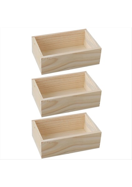 Retro Kare Ahşap Etli Küçük Saksı Ahşap Kutu Ev Bahçe Dekorasyon Malzemeleri (Yurt Dışından)