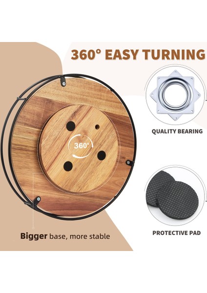 Dönen Tepsi Snack Meyve Kasesi Vintage Kek Snack Tepsisi (Yurt Dışından) indirimleri