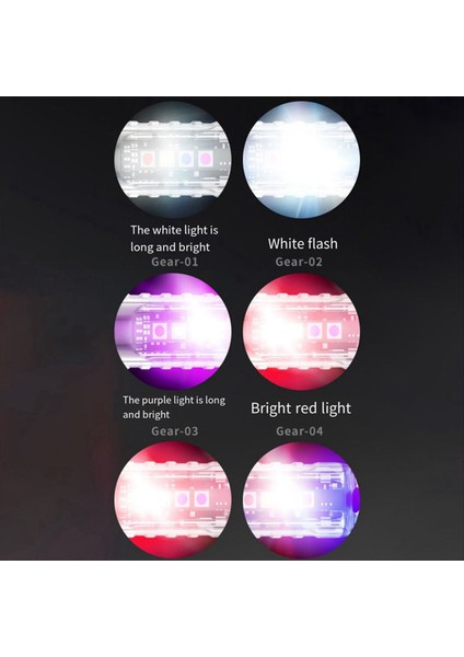 Şarj Edilebilir El Feneri Taşınabilir LED Süper Parlak El Feneri Mini Anahtarlık Şarj Edilebilir Zoomable El Feneri (Yurt Dışından) modelleri