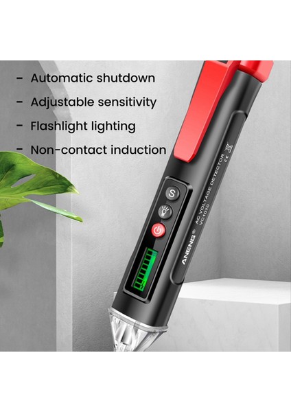 Aneng VC1010 Dijital Ac/dc Voltaj Dedektörleri Akıllı Temassız Test Cihazı Kalem Ölçer 12-1000V Akım Elektrik Sensörü Test Kalemi A (Yurt Dışından) indirimleri