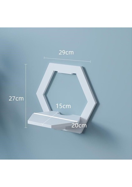 6 Taraflı Duvar Raf Yumruksuz Duvar Çerçeve Yatak Odası Balkon Başucu Duvar Ev Dekorasyon (Yurt Dışından) fırsatları