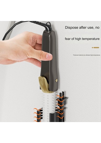 Saç Kıvırma Demir Alüminyum Duvar Montaj Tutucu Organizatör Depolama Rafı Uygun Çeşitli Kıvırcık Saç Çubukları Siyah (Yurt Dışından) fırsatları