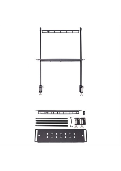 Depolama Rafı Katlanır Çok Katmanlı Raf Kamp Masa Üstü Çift Katmanlı Depolama Raf Çatal Teşheri Raf Işık Rafı Uzun Stil (Yurt Dışından) fırsatları