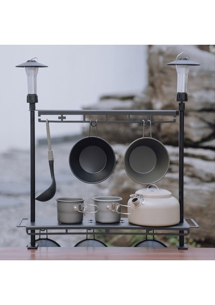 Depolama Rafı Katlanır Çok Katmanlı Raf Kamp Masa Üstü Çift Katmanlı Depolama Raf Çatal Teşheri Raf Işık Rafı Uzun Stil (Yurt Dışından) indirimleri