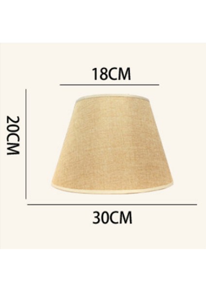 3x Masa Lambası Aksesuarlar E27 Keten Başucu Lambası Duvar Lambası Zemin Lamba Gölgesi Düşük Çapı 30CM Beyaz (Yurt Dışından) modelleri