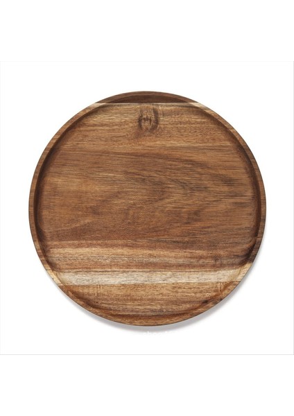 Yuvarlak Ahşap Tepsi Ahşap Servis Tepsisi Servis Tabağı Meze Charcuterie Tahtası Mutfak/tezgahı Için Tepsi Organizatör (Yurt Dışından) fiyatları