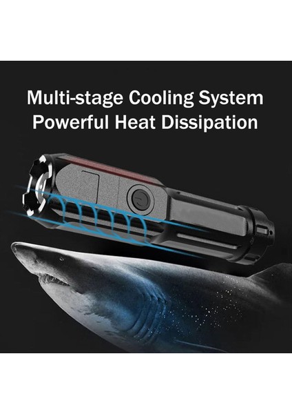 Peachloft El Feneri Güçlü LED El Feneri Şarj Edilebilir Yakınlaştırılabilir Yüksek Lümenler Süper Parlak Ev Kampı Için (Yurt Dışından) modelleri