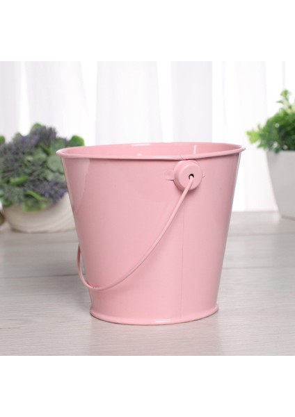 Saplı Küçük Metal Kova Partys Dekorasyonu Için Plaj Oyuncakları Mini Kova Sınıf Masaüstü Depolama Kovası 8pcs B (Yurt Dışından) fiyatları