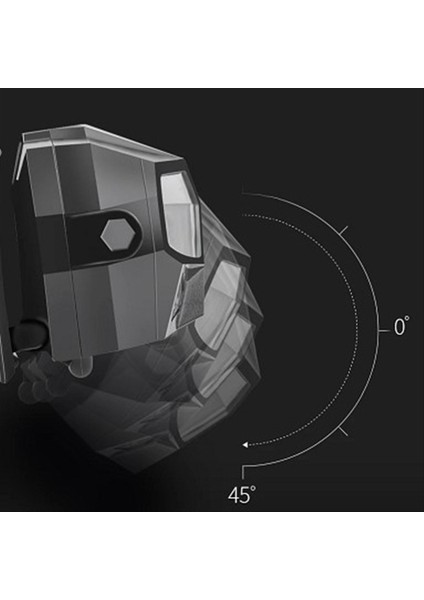 Kask Şarj Edilebilir Kafa Işık Lambası Güçlü LED Kurtarma Kafası Işık Lambası LED Sensör Kafa Lambası Çok Işlevli Işık (Yurt Dışından)