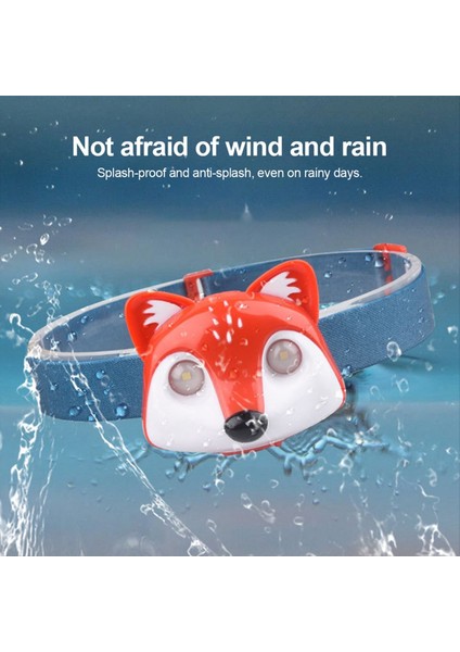 Açık Far Farları Aydınlatma LED Far Type-C Şarj Cihazı Hayvan Farları Çocuk Far Rakun Far (Yurt Dışından) modelleri