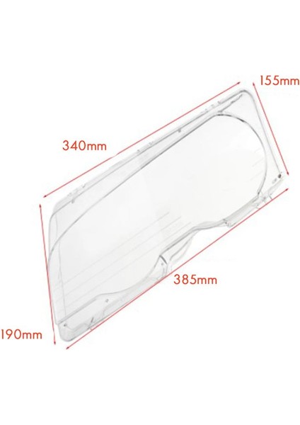 63126924046 Sağ Araba Far Şeffaf Ayna Far Kapağı Temiz Pc Işık Kapağı Bmw E46 325 330 02-05 (Yurt Dışından) modelleri