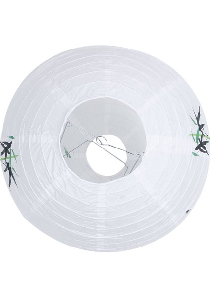 3x 40CM Lamba Gölge Kağıt Fener Oryantal Tarzı Işık Dekorasyonu Çince Desen Bambu (Yurt Dışından) modelleri